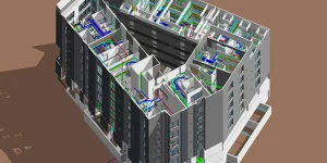 Illustration of various BIM dimensions—Time, Money, Energy, and more—in the AEC industry