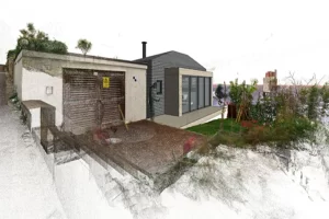 Graphic showing BIM tools applied to a small-scale construction project